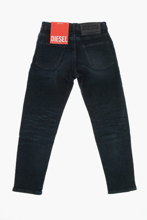 Stretch-Baumwoll-Jeans D-LUCAS mit Logo-Knopf