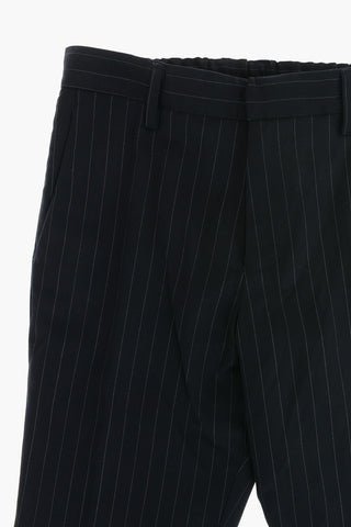 Nadelstreifenhose aus Wollmischung