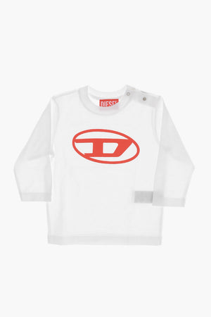 Crewneck T-Shirt with Maxi Front Monogram