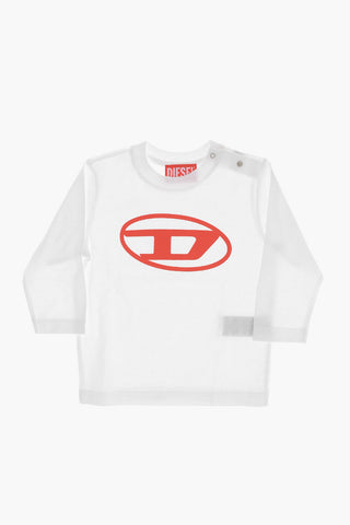Crewneck T-Shirt with Maxi Front Monogram