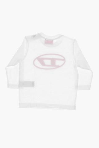 Crewneck T-Shirt with Maxi Front Monogram