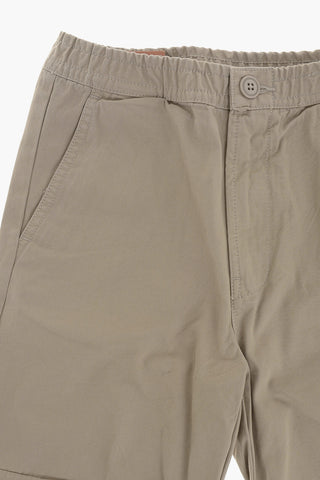 Pantaloni in Cotone a Tinta Unita
