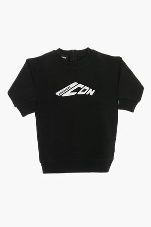 ICON Sweatshirt Dress With Long Sleeves And Back Zip