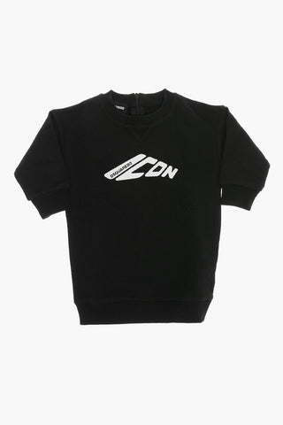 ICON Sweatshirt Dress With Long Sleeves And Back Zip