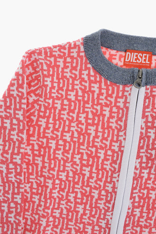 Pullover Mit Allover-Monogramm Und Reißverschluss