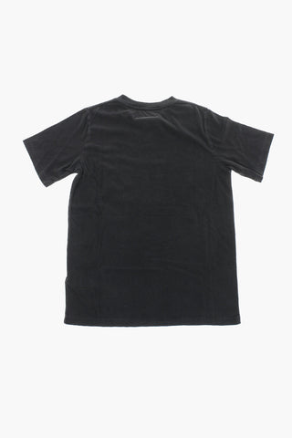 MM6 T-Shirt Girocollo con Stampa sul Fronte