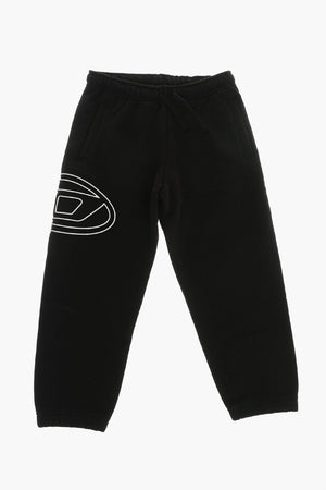 Cotton Joggers With Elastic Waistband
