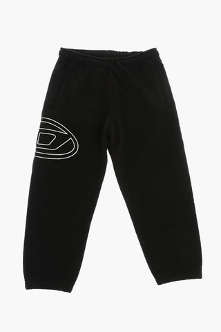 Cotton Joggers With Elastic Waistband
