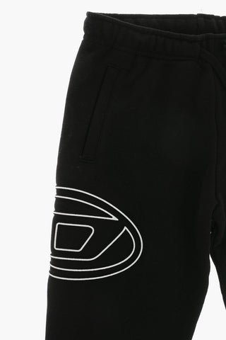 Cotton Joggers With Elastic Waistband