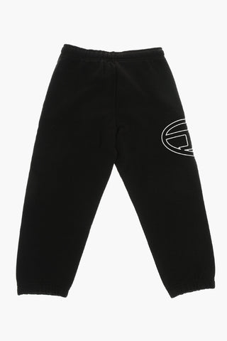 Cotton Joggers With Elastic Waistband