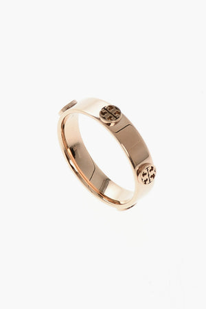 Gold-Tone Ring MILLER With Monogram Studs
