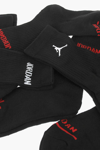 AIR JORDAN 로고 스트레치 양말 6켤레 세트