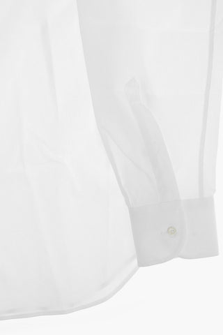 프렌치 칼라 헤링본 패턴 셔츠