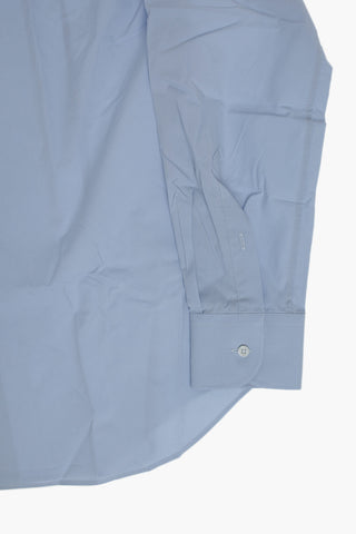 Camicia In Cotone Con Collo Francese