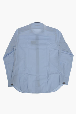 Camicia In Cotone Con Collo Francese