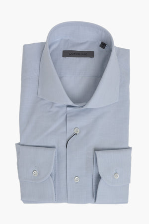 Linen-Blend Shirt With French Collar