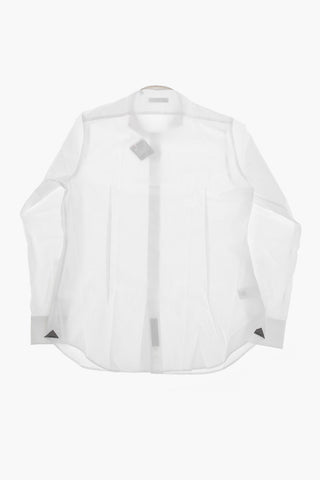 Solid Oxford Cotton Shirt With French Collar