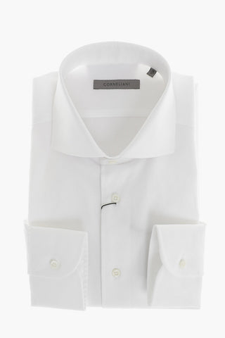 Cotton Shirt With French Collar