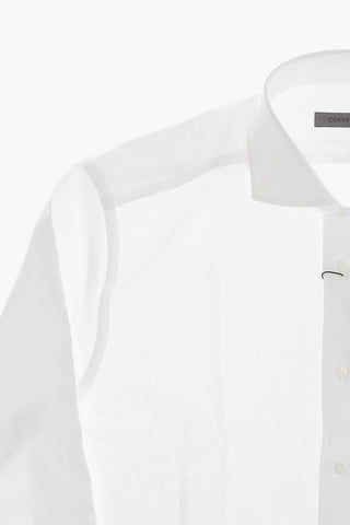 Cotton Shirt With French Collar
