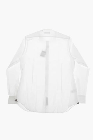 Cotton Shirt With French Collar