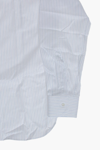 Cotton Striped Shirt With French Collar
