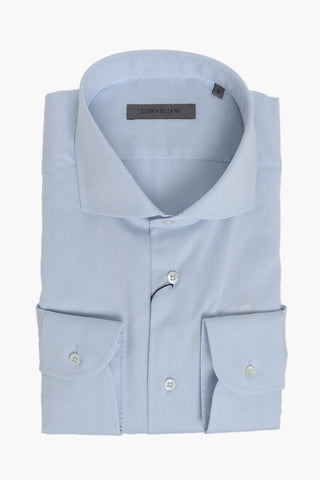 Cotton Shirt with French Collar