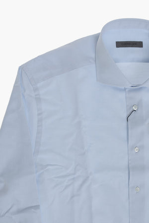 Cotton Shirt with French Collar