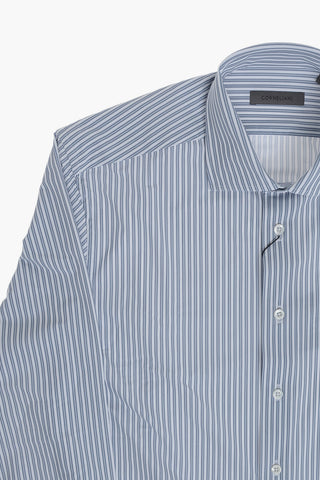 Wrinkle-Free Striped Shirt with French Collar