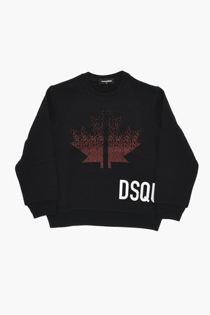 Crewneck Sweatshirt LEAF With Front Print