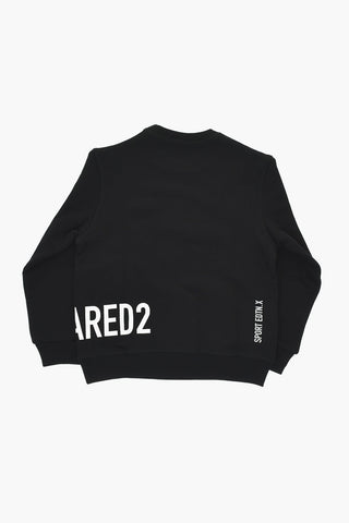 Crewneck Sweatshirt LEAF With Front Print