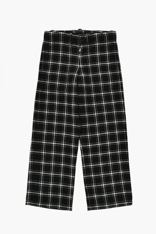 4-Taschen-Hose aus Wollmischung mit Karomuster