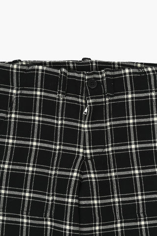 4-Taschen-Hose aus Wollmischung mit Karomuster