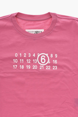 MM6 Cotton Crop T-Shirt with Print
