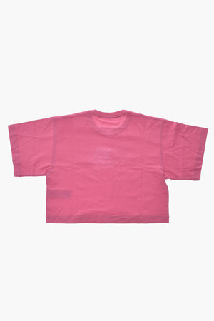 MM6 Cotton Crop T-Shirt with Print