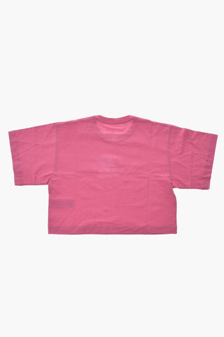 MM6 Cotton Crop T-Shirt with Print
