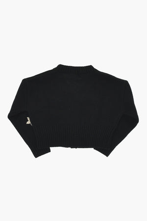 Wool-Blend Cardigan STAR with Embroidery