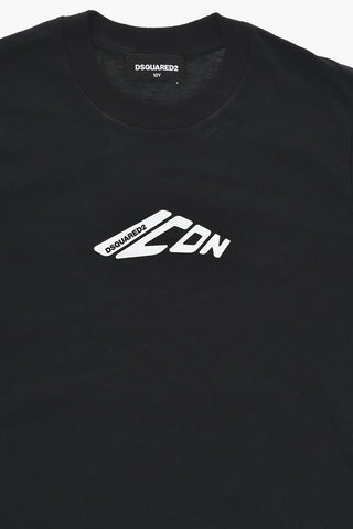 Rundhals-T-Shirt ICON mit Frontprint