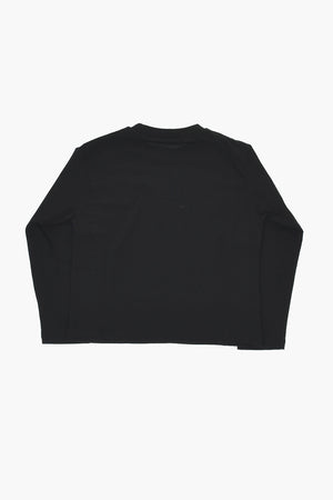Crewneck Cotton T-Shirt with Embroidered Front Logo