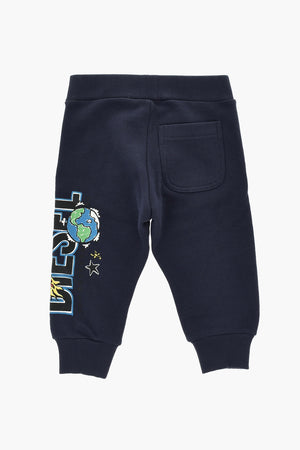 Joggers in Misto Cotone SPACE con Stampa