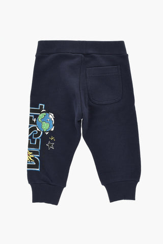 Joggers in Misto Cotone SPACE con Stampa