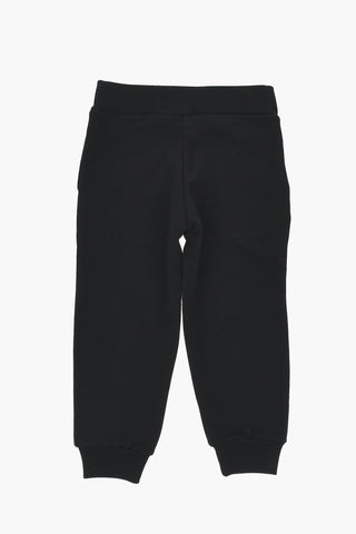 Joggers in Cotone Garzato con Logo Stampato
