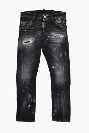 Jeans Twist Fit in Denim Distressed 12cm