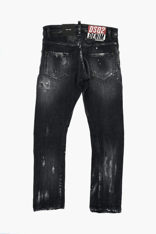 Distressed-Denim Twist-Fit-Jeans 12cm