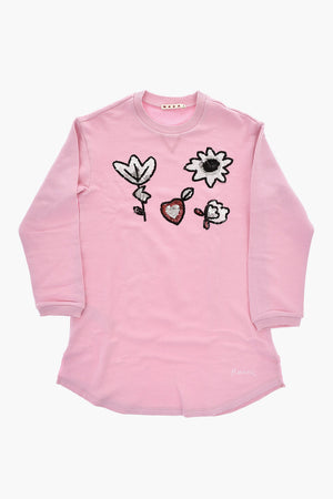 Jersey Dress GARDEN with Sequin Embroidery