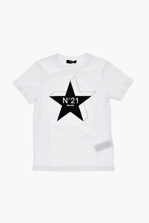 Rundhals-T-Shirt STAR Mit Frontprint
