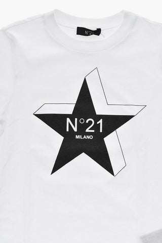 크루넥 티셔츠 STAR 앞면 프린트