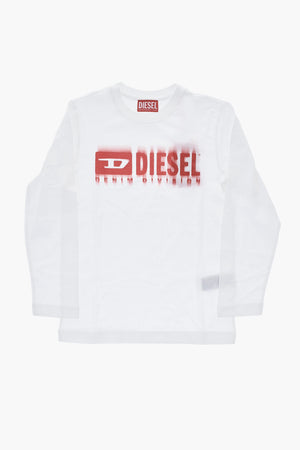 Rundhals-T-Shirt BLURRED Mit Aufgedrucktem Logo