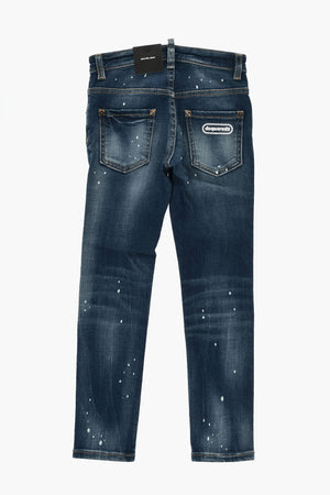Jeans Skater Fit in Denim Delavè 11cm