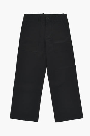 Stretch Cotton Chino Pants With Belt Loops