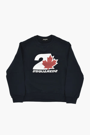 Crewneck Sweatshirt LEAF With Front Print